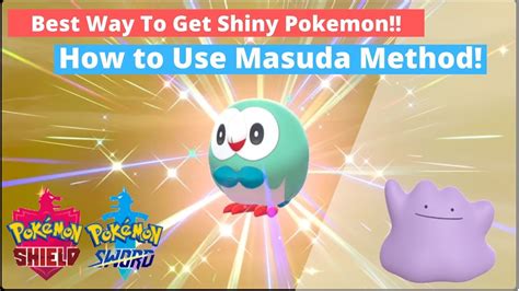 masuda method shiny charm|Pokemon Sword & Shield How to Hatch Eggs (Masuda Method) .